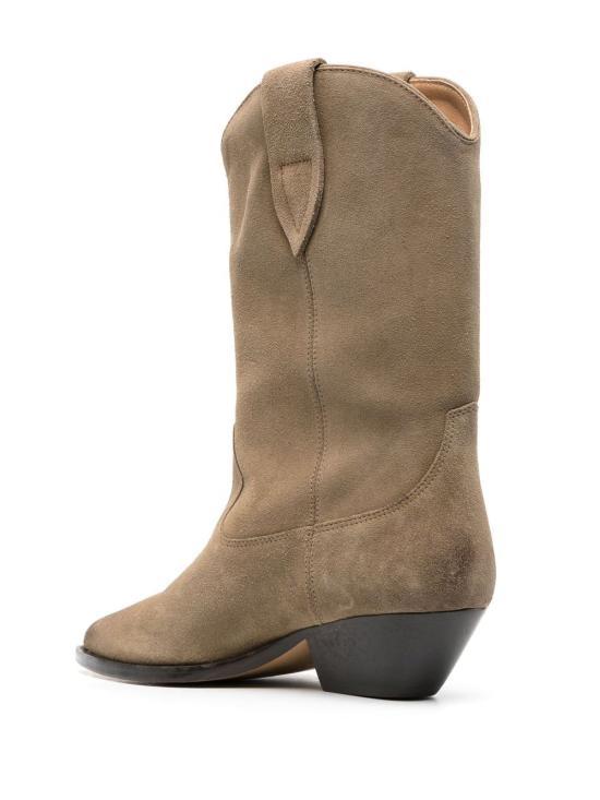 Isabel Marant Taupe Suede Ankle Boots