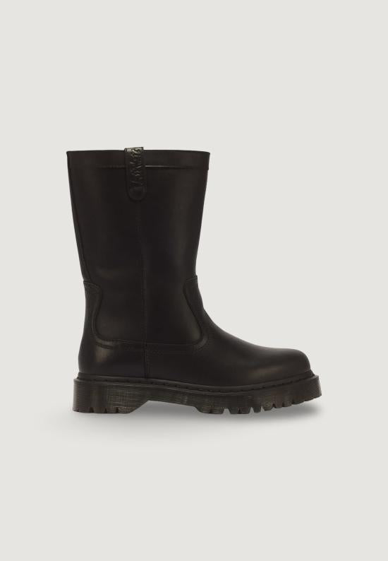 Dr.Martens Black Leather Lace-Up Boots 43165001 DOM