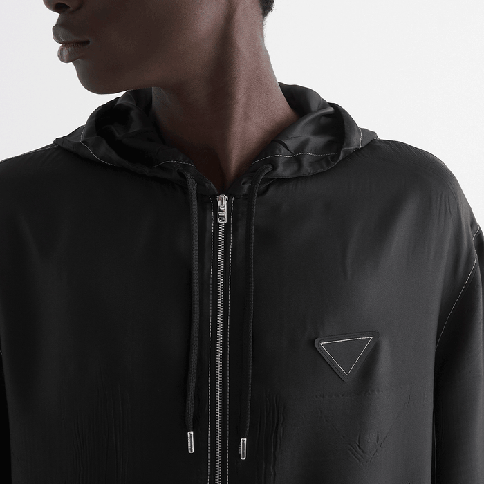 PRADA Men’s Silk Bomber Jacket SGC197 1QWC F0002