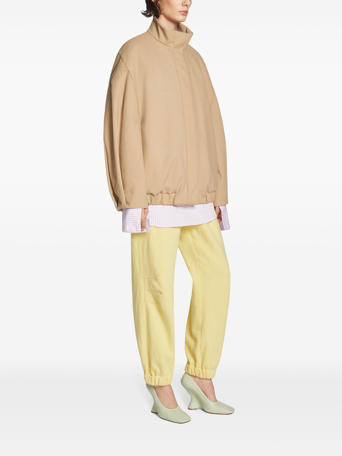 Dries Van Noten Camel Loose-Fit Voles Jacket 242 010504 9129 102