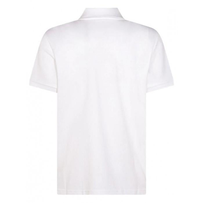 Moncler Men's Logo Patch Cotton Pique Polo Shirt 8A00011 84556 002
