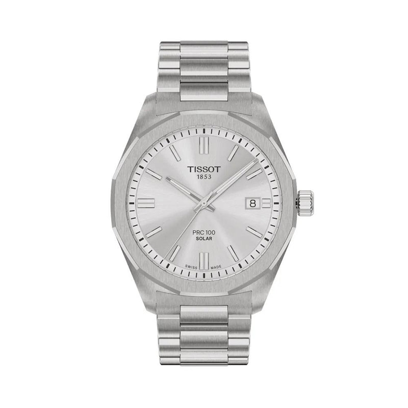 Tissot PRC 100 Solar Quartz 39mm Men’s Stainless Steel Watch T151 422 11 031 00