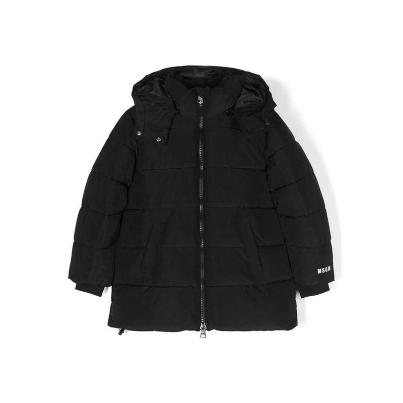 MSGM Women’s Logo Hooded Puffer Jacket