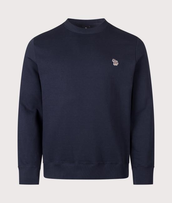 Paul Smith Long Sleeve Sweatshirt Top for Men M2R 027R WZEBRA 49 NAVY DOM