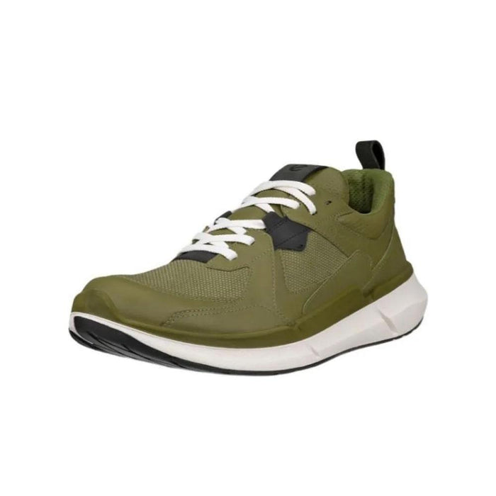 ecco BIOM 22 Green Leather Low-Top Sneakers for Men