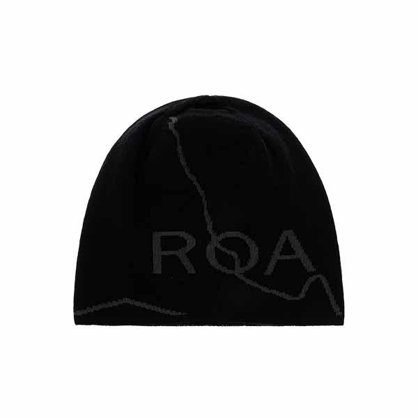 ROA Logo Wool Beanie YBUW205YA04 BLK0049