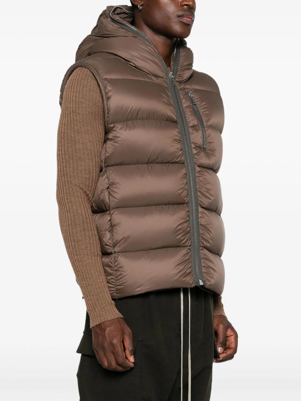 Rick Owens Sealed Down Vest Fawn RU02D6746 NPD4 134