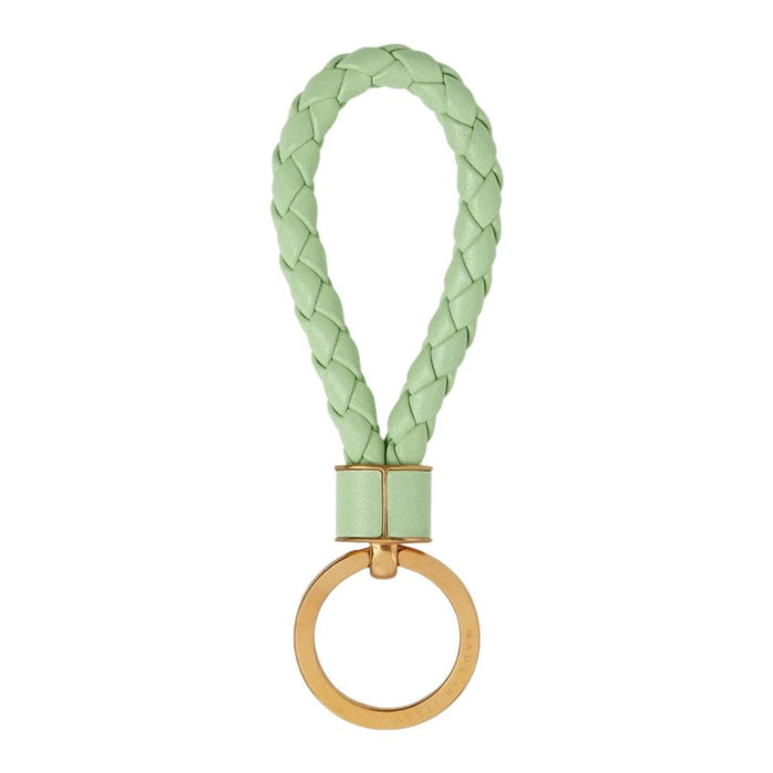 Bottega Veneta Intrecciato Fresh Mint Unisex Keyring