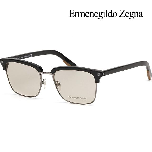 Zegna Half Rim Acetate Optical Eyeglasses UV Protection Lens EZ5139 001