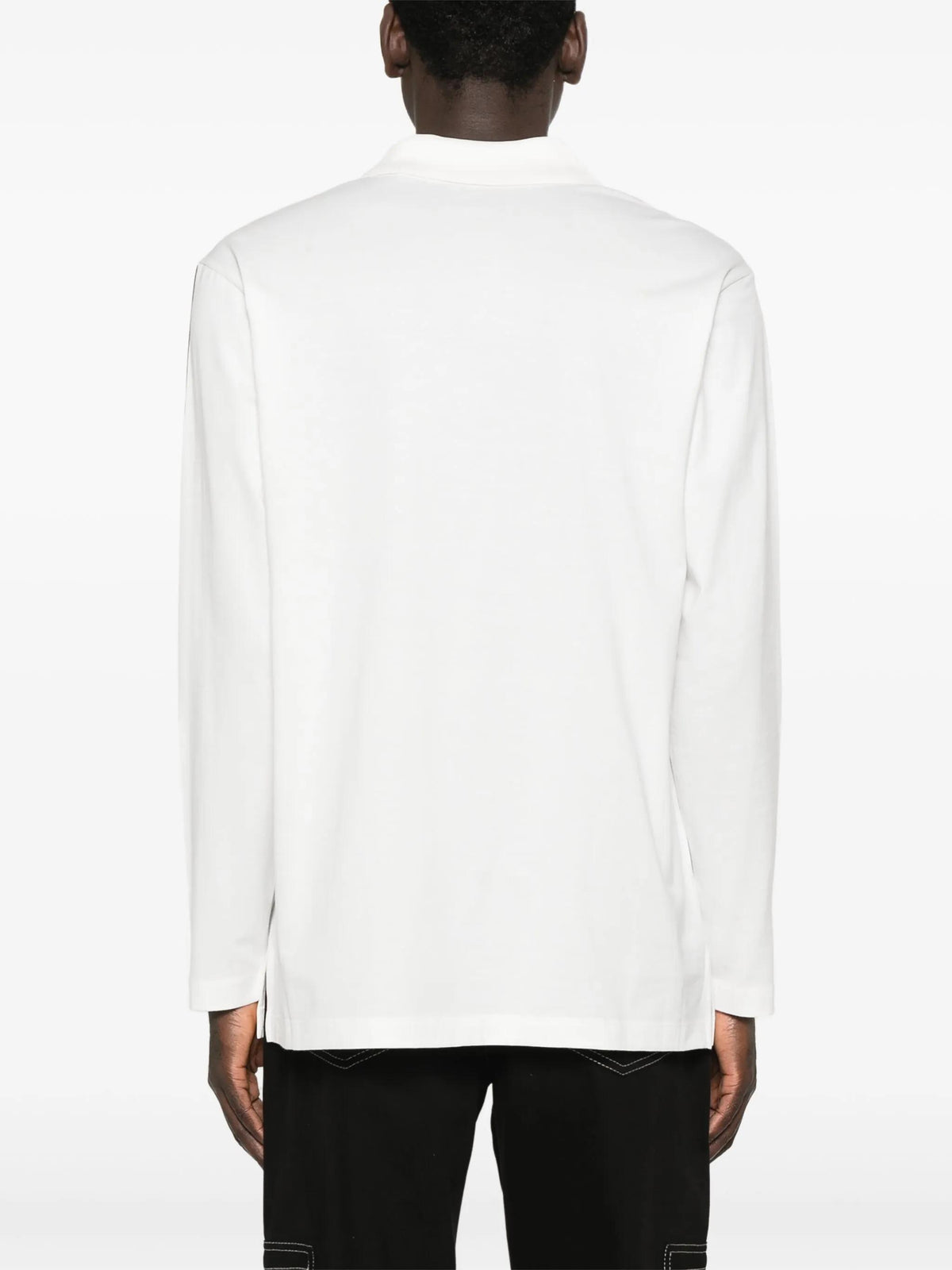 Y-3 White Graphic Logo Long Sleeve T-Shirt Unisex JM3233