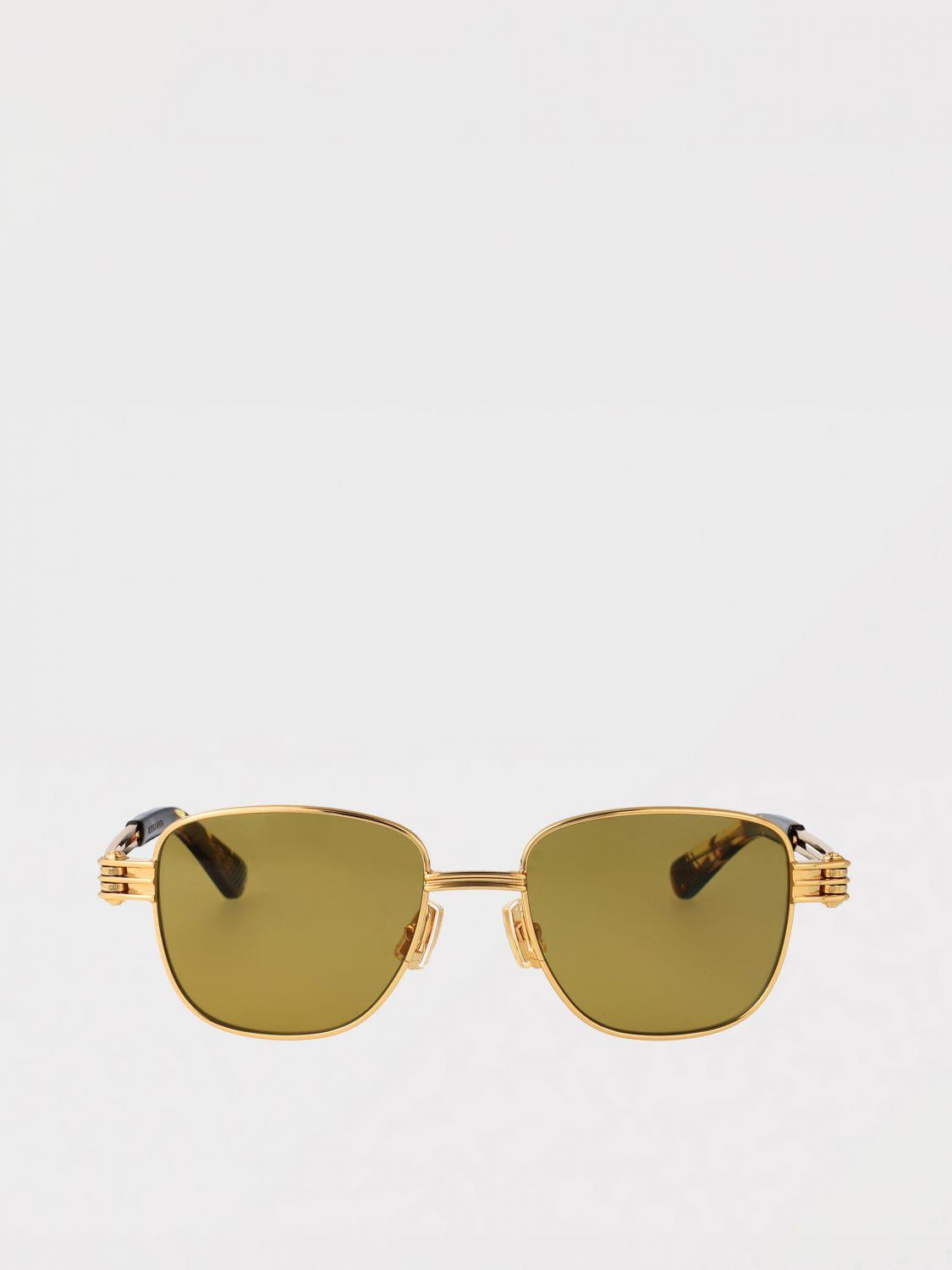 Bottega Veneta Black Acetate Square Sunglasses for Men