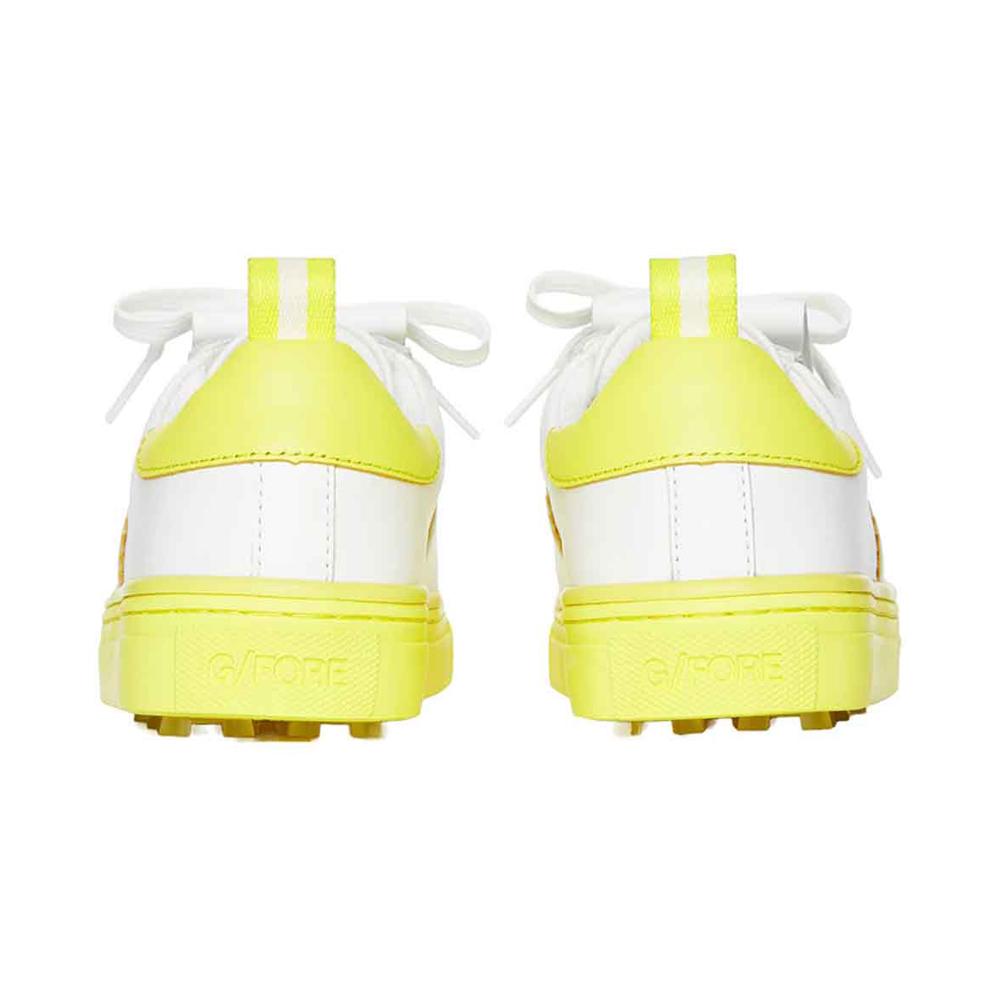 G/FORE Women’s Kiltie Disruptor Golf Shoes White Light Yellow Low-Top