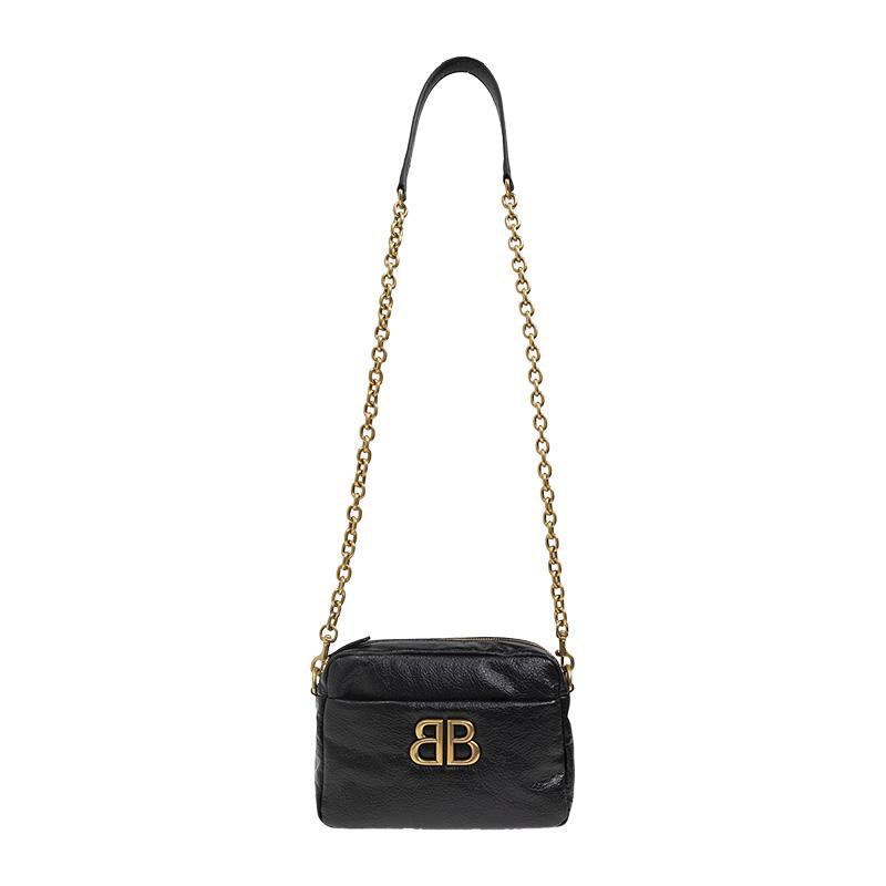 BALENCIAGA Monaco XS Camera Bag Crossbody 806459 2AAR8 1000