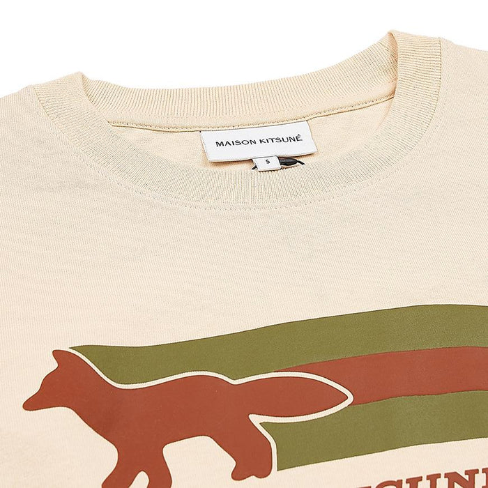 Maison Kitsune Flash Fox Comfort T-Shirt Navy Men’s