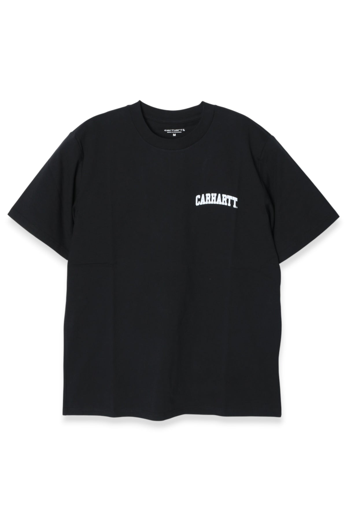 CARHARTT WIP University Script Black Short Sleeve T-Shirt I034852 0D2XX