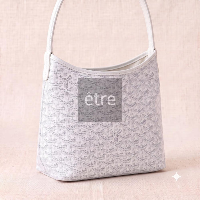 Aimé Leon Dore White Mini Hobo Tote Bag BOHEME MINTY50 CL50
