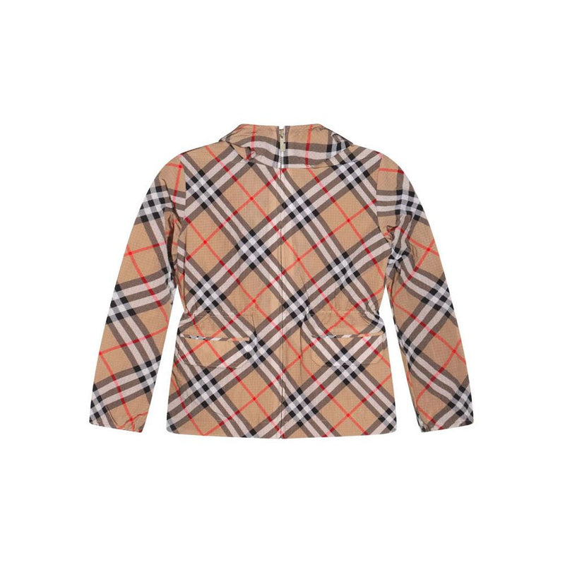 BURBERRY Archive Beige Vintage Check Hooded Jacket Women