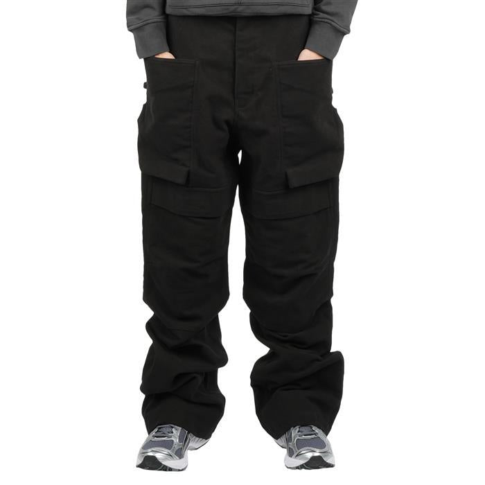Rick Owens Denim Wide Stephan Cargo Pants RU02D6346 TB 09