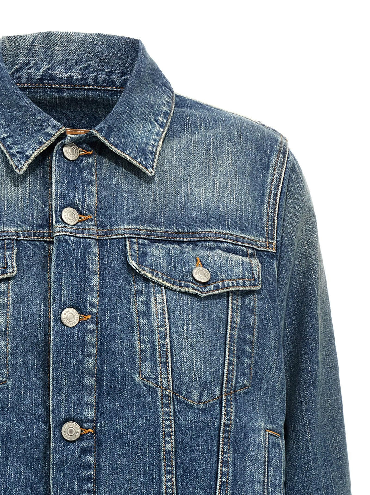 Maison Margiela Blue Denim Trucker Jacket Women’s