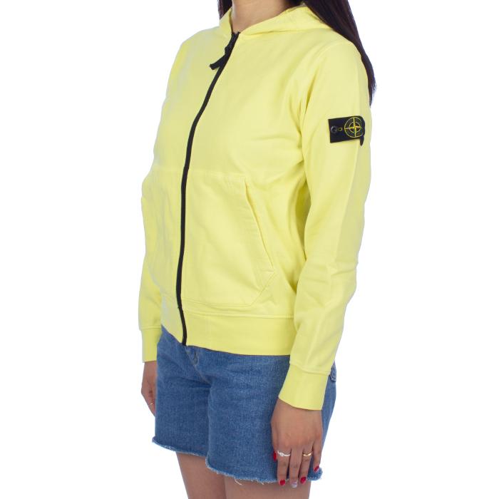 STONE ISLAND Women’s Hooded Zip Jacket with Patch Logo Navy