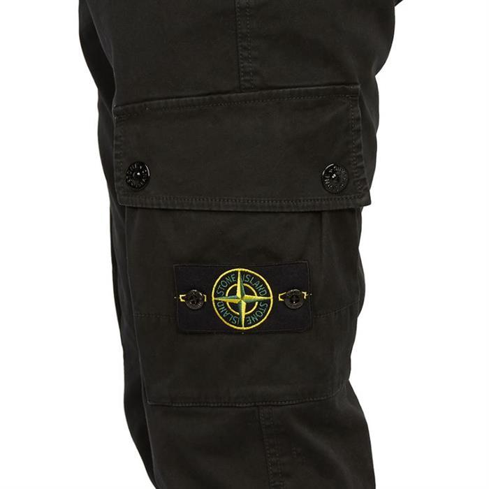 STONE ISLAND Twill Cotton Slim Fit Cargo Pants