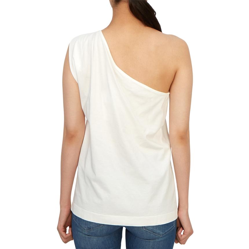 Vanessa Bruno Sleeveless Shirt Women White Cotton Top