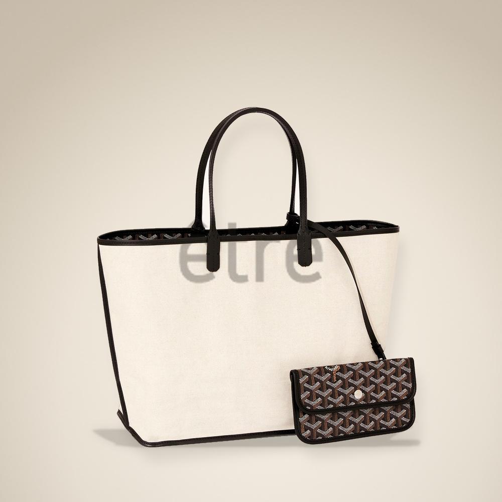 GOYARD Black Saint Louis PM Women's Tote Bag