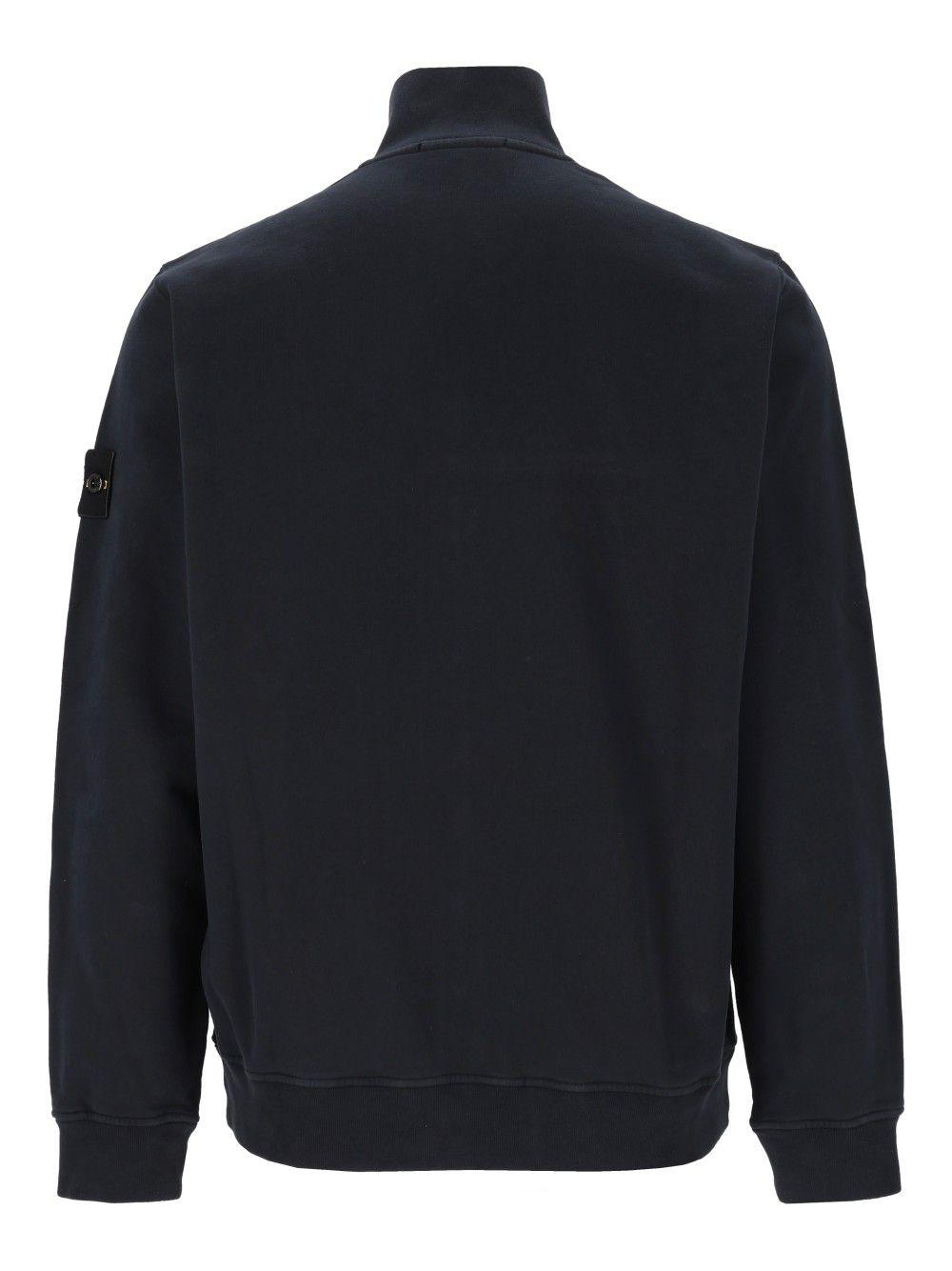 STONE ISLAND Black Knit Cardigan for Men