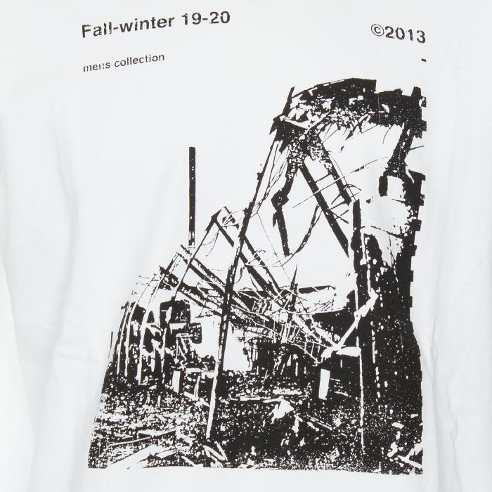 OFF WHITE Men’s High Neck Long Sleeve T-Shirt White OMAB032F19185013
