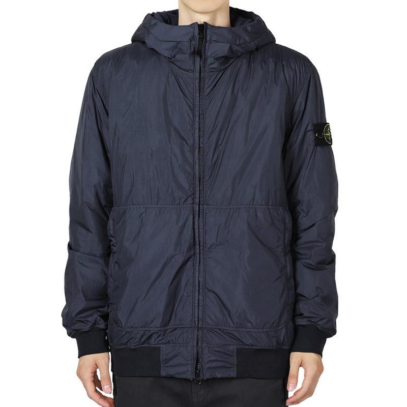 STONE ISLAND Garment-Dyed Crinkle Reps Jacket Navy Men K2S15 4100013 S0A23 V0020