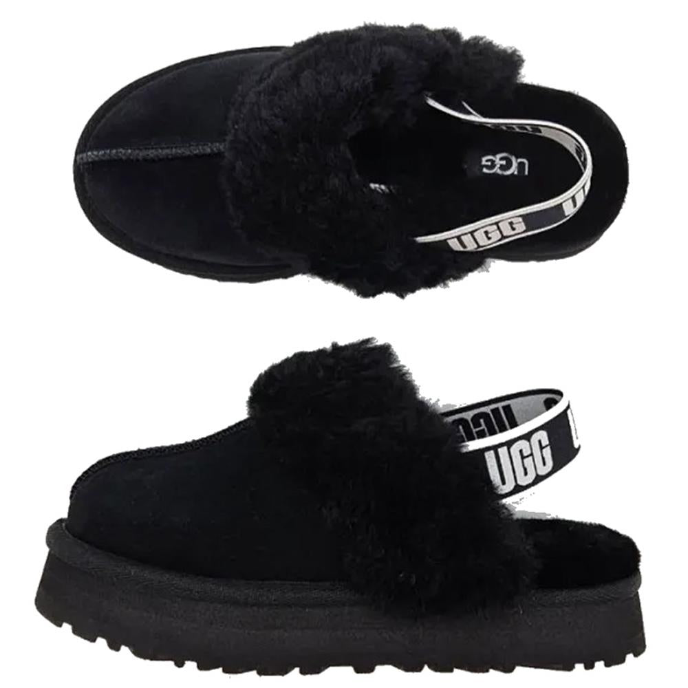 Ugg Kids Elastic Platform Sandals Black
