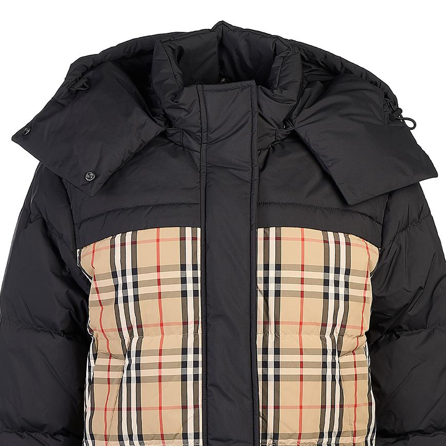 BURBERRY Women’s Reversible Check Cropped Puffer Jack 8079475 W LYDDEN REV A7028