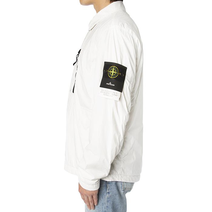 STONE ISLAND Skin-Touch Jacket with Logo Patch for Men Black