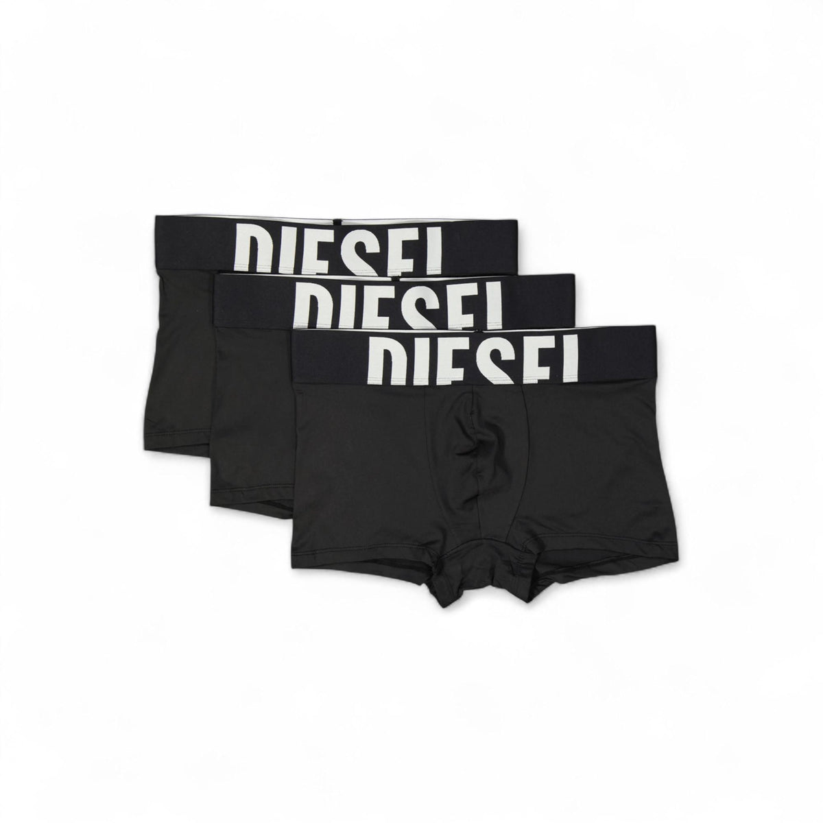 DIESEL Men’s Damien Dpop 3-Pack Boxer Briefs Navy Cotton