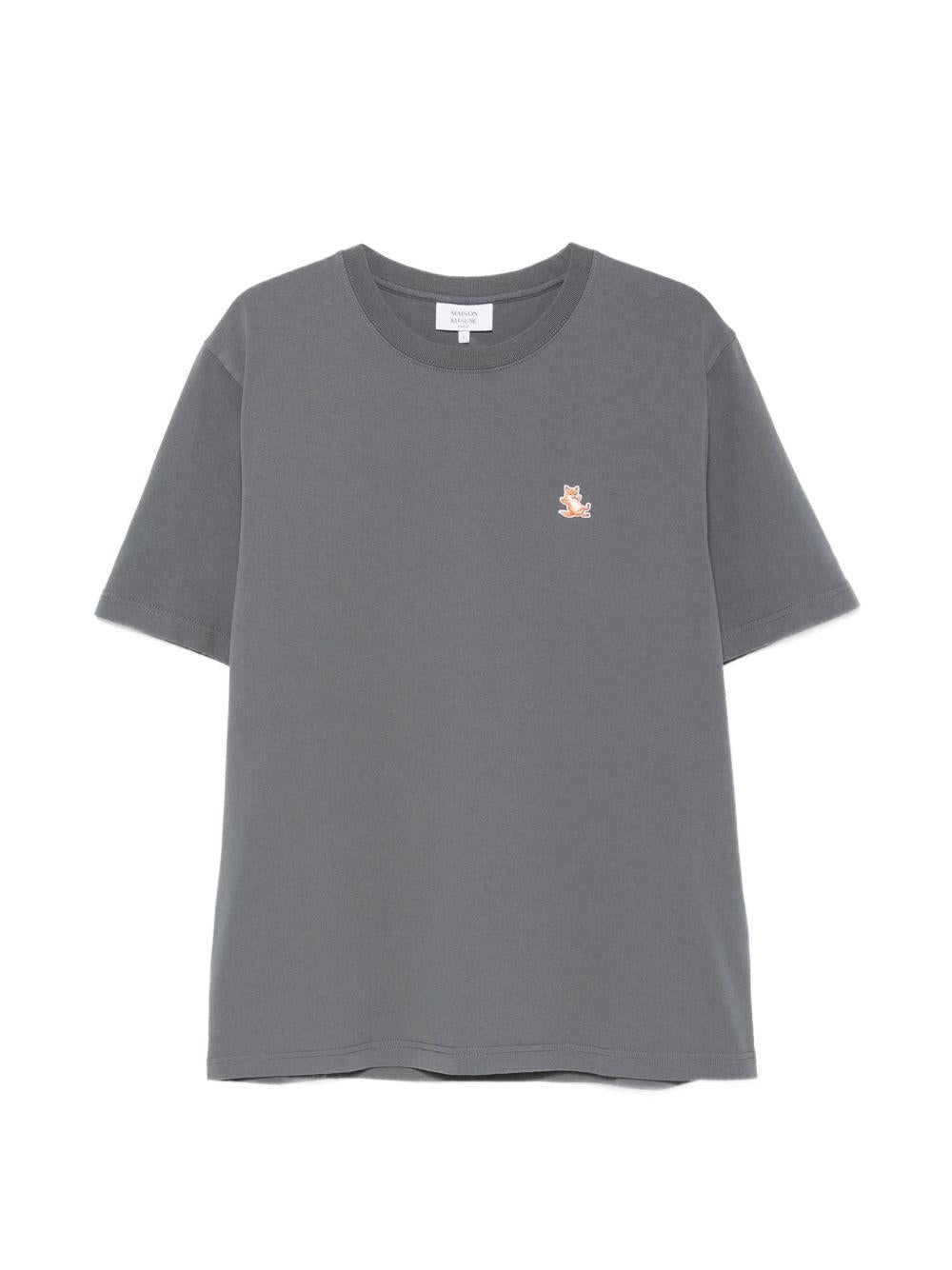 Maison Kitsune Short Sleeve T-Shirt Men’s Cotton Navy