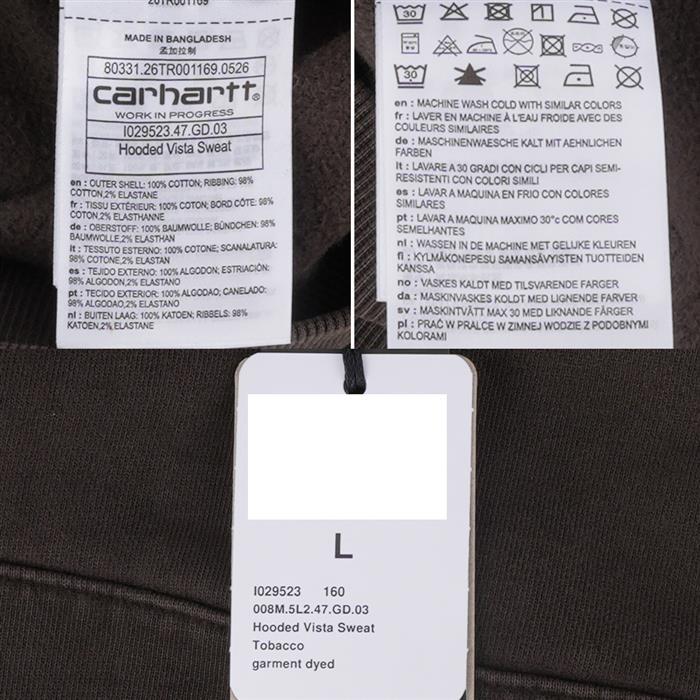 Carhartt Vista Hooded Sweatshirt Men’s Pullover Hoodie Gray