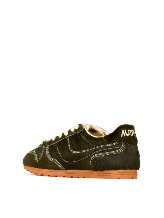 AUTRY Windspin Leather Sneakers Women’s White WSLW BN05 MILITARY DOM