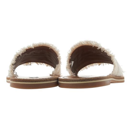 BALLY Leather Mule Slippers Women’s Sandals White WF101 HTE045
