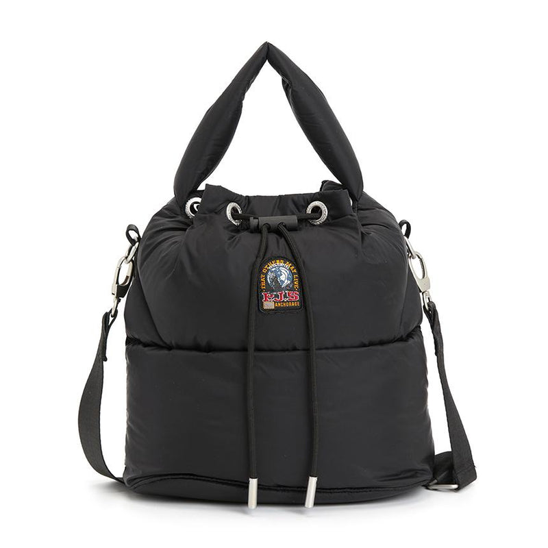 Parajumpers Hollywood Leather Bucket Bag Tote, Women’s, Gray 25 WPABABA33 0541