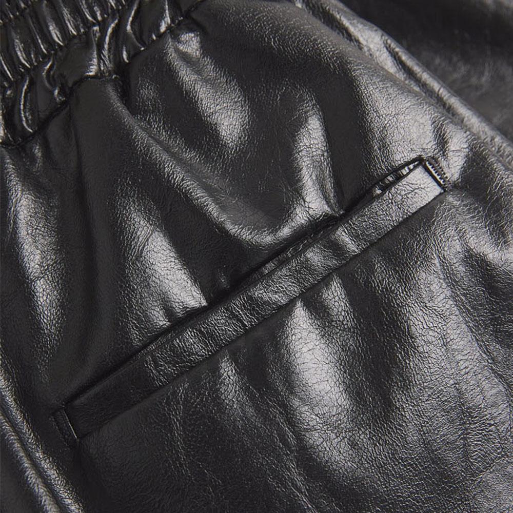 Max Mara Black Leather Classic Pants 2515131061 004