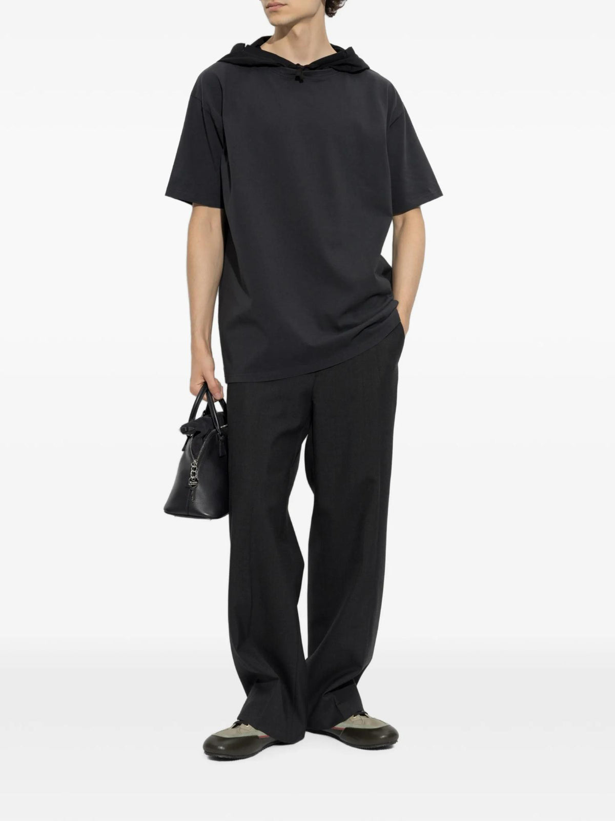 Maison Margiela Black Cotton Short Sleeve T-Shirt