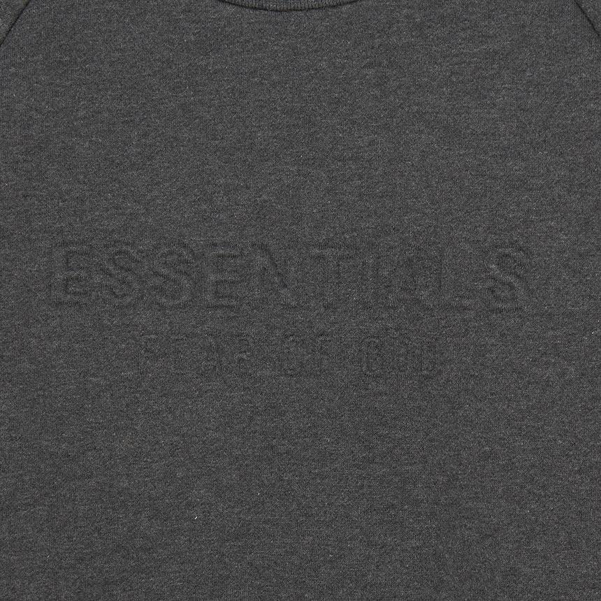 Fear of God Essentials Women’s Fleece Sweatshirt Charcoal Heather