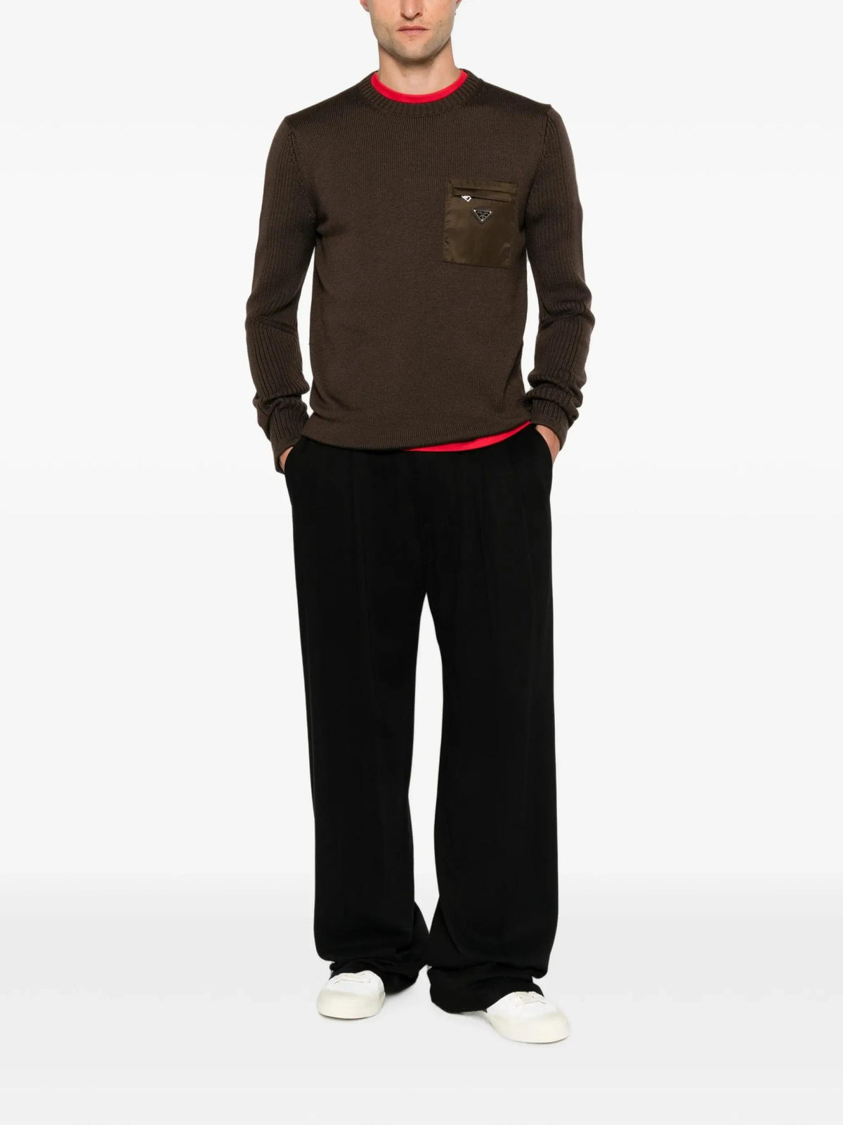 PRADA Men’s Round Neck Knit Sweater