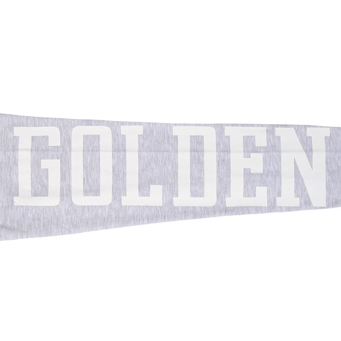 GOLDEN GOOSE Logo Melange Gray T-Shirt