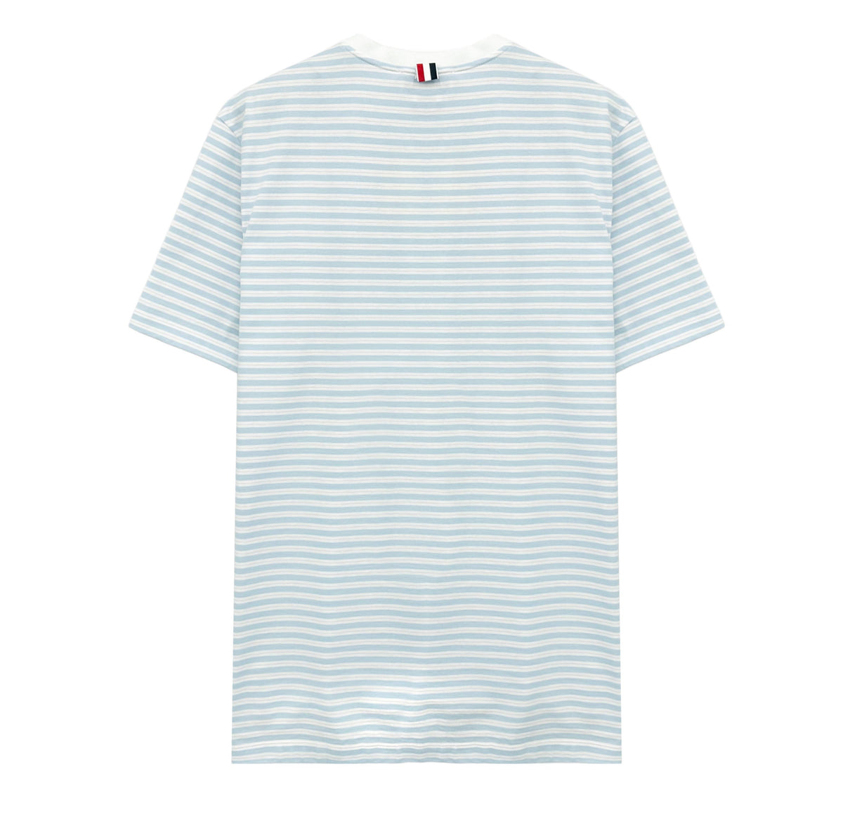 THOM BROWNE Men's Blue Yellow Striped Short-Sleeve T-Shirt MJS205A 452 308