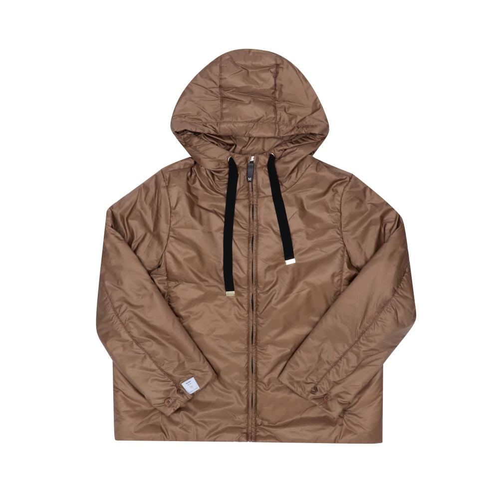Max Mara Green Hooded Down Puffer Jacket for Women 262948 6034