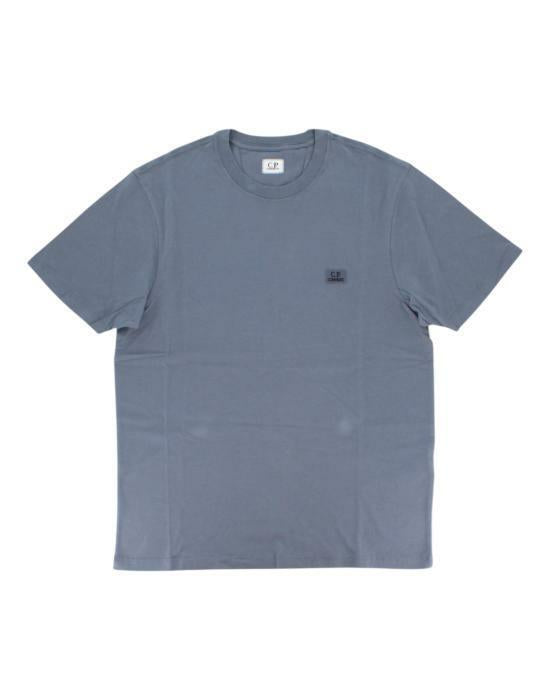 CP Company Jersey Logo Patch Short Sleeve T-Shirt Navy