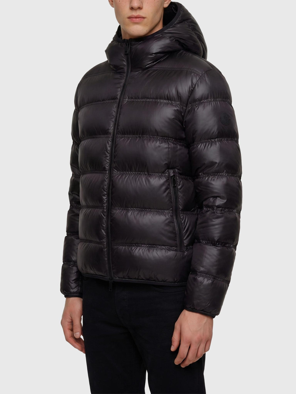 Moncler Black Down Puffer Jacket for Men