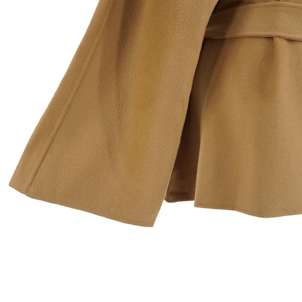 Max Mara Studio Forte Camel Wool Coat