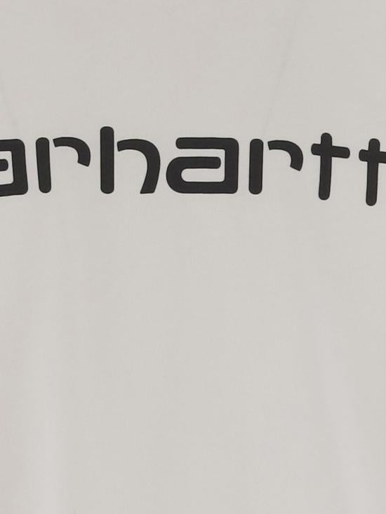 CARHARTT WIP Script Short Sleeve T-Shirt for Men I035700 00AXX WHITE DOM